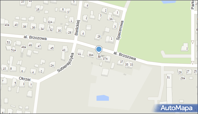 Chojnice, Aleja Brzozowa, 39, mapa Chojnic