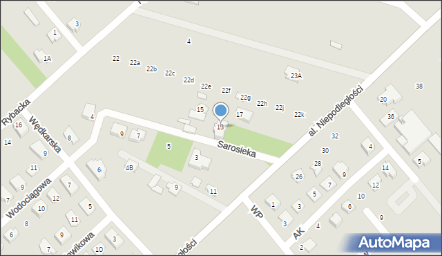 Choroszcz, Aleja Niepodległości, 13, mapa Choroszcz