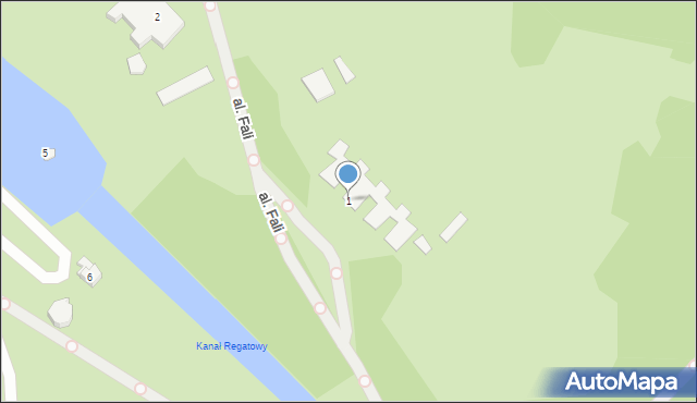 Chorzów, Aleja Fali, 1, mapa Chorzów