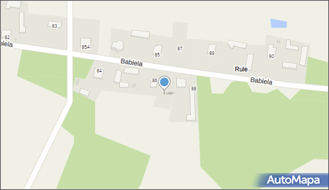 Chudek, Aleja Twardowskiego Jana, ks., 86a, mapa Chudek