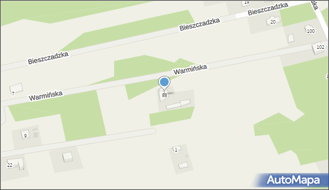 Chylice, Alpejska, 88, mapa Chylice