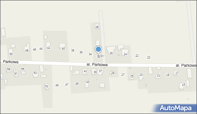 Cianowice, Aleja Parkowa, 32, mapa Cianowice