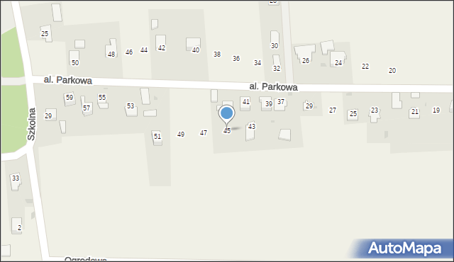Cianowice, Aleja Parkowa, 45, mapa Cianowice