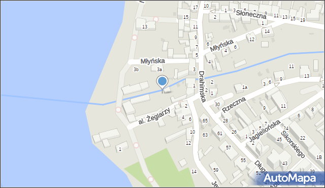 Czaplinek, Aleja Żeglarzy, 1, mapa Czaplinek