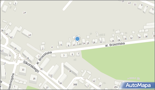 Czarnków, Aleja Brzezińska, 12, mapa Czarnków