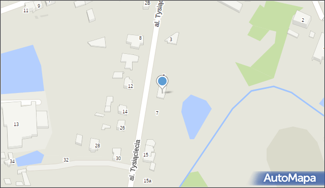 Czersk, Aleja Tysiąclecia, 13, mapa Czersk