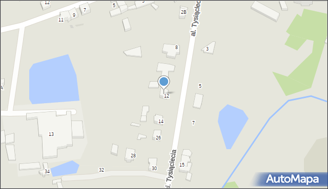 Czersk, Aleja Tysiąclecia, 2C, mapa Czersk