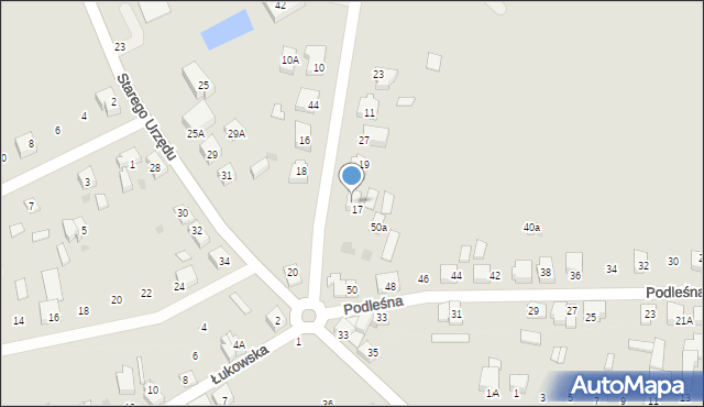 Czersk, Aleja Tysiąclecia, 31, mapa Czersk
