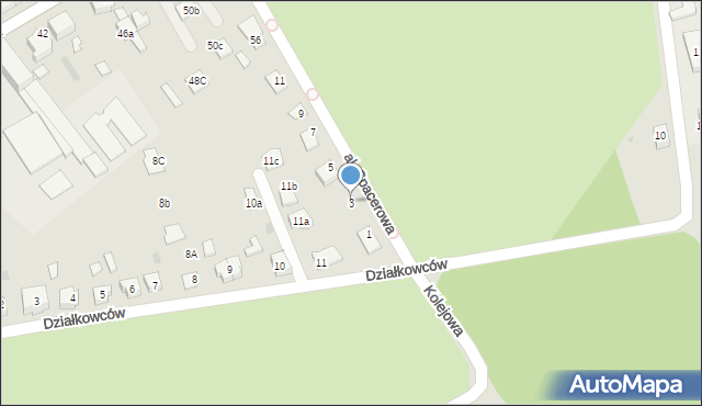 Czerwionka-Leszczyny, Aleja Spacerowa, 3, mapa Czerwionka-Leszczyny