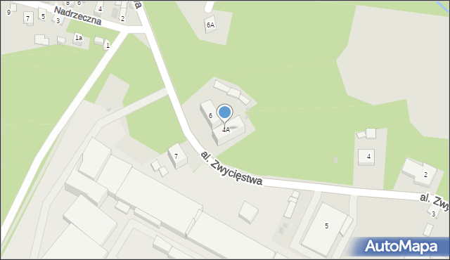 Dąbrowa Górnicza, Aleja Zwycięstwa, 4A, mapa Dąbrowa Górnicza