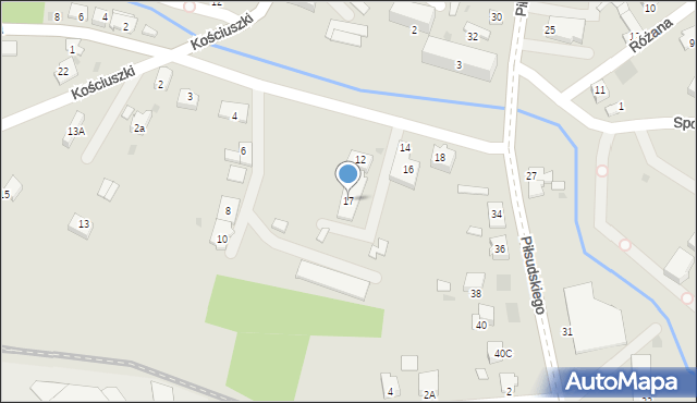 Dąbrowa Tarnowska, Aleja Wolności, 17, mapa Dąbrowa Tarnowska