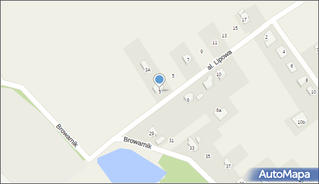Dankowice, Aleja Lipowa, 3, mapa Dankowice