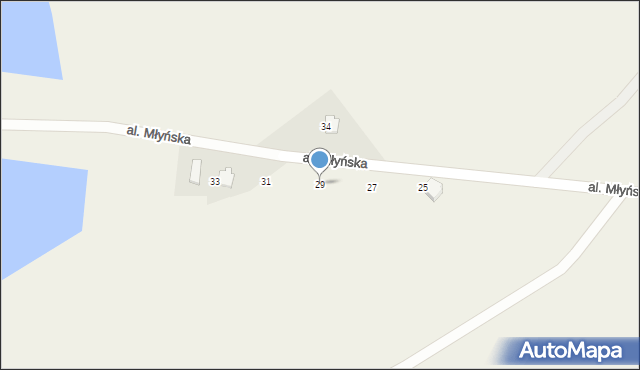 Dankowice, Aleja Młyńska, 29, mapa Dankowice