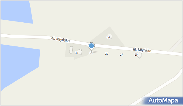 Dankowice, Aleja Młyńska, 31, mapa Dankowice