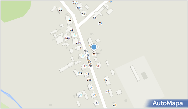 Drezdenko, Aleja Piastów, 52, mapa Drezdenko