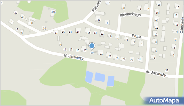 Drohiczyn, Aleja Jaćwieży, 19, mapa Drohiczyn