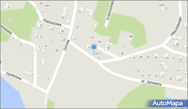 Drohiczyn, Aleja Jaćwieży, 3, mapa Drohiczyn