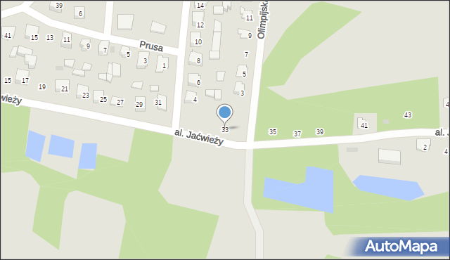 Drohiczyn, Aleja Jaćwieży, 33, mapa Drohiczyn