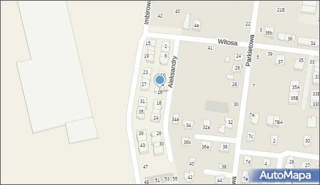 Duchnice, Aleksandry, 16, mapa Duchnice