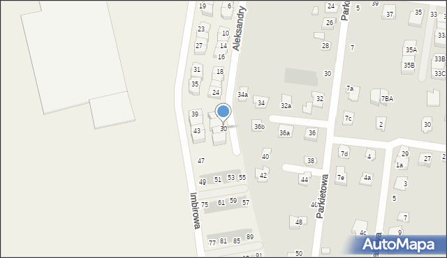 Duchnice, Aleksandry, 30, mapa Duchnice