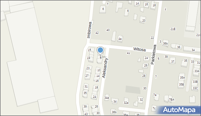 Duchnice, Aleksandry, 6, mapa Duchnice