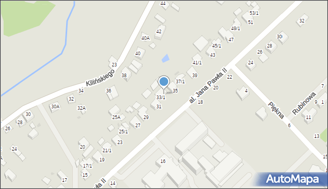 Gąbin, Aleja Jana Pawła II, 33/2, mapa Gąbin
