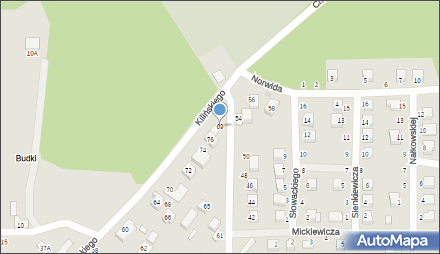 Gąbin, Aleja Jana Pawła II, 69, mapa Gąbin