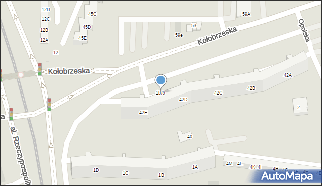 Gdańsk, Aleja Rzeczypospolitej, 1b/6, mapa Gdańska