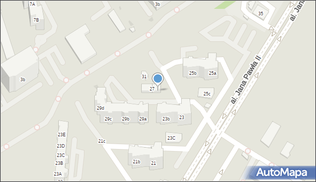 Gdańsk, Aleja Jana Pawła II, 27a, mapa Gdańska
