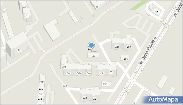 Gdańsk, Aleja Jana Pawła II, 29, mapa Gdańska