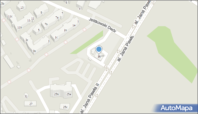 Gdańsk, Aleja Jana Pawła II, 35, mapa Gdańska