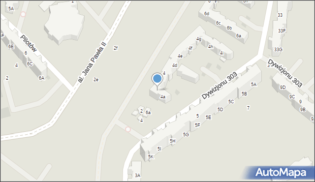 Gdańsk, Aleja Jana Pawła II, 4b, mapa Gdańska