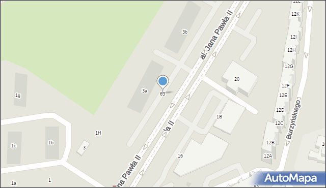 Gdańsk, Aleja Jana Pawła II, 63, mapa Gdańska