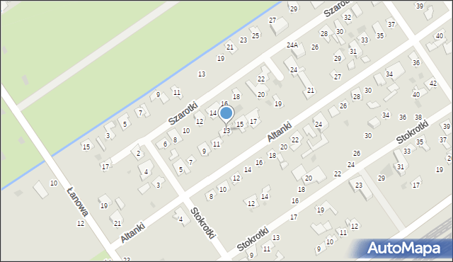 Gdańsk, Altanki, 13, mapa Gdańska