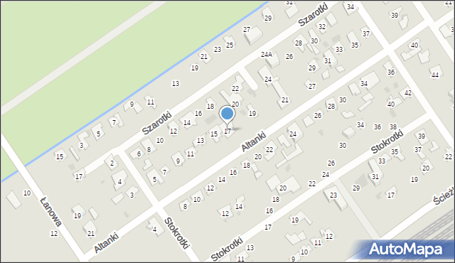 Gdańsk, Altanki, 17, mapa Gdańska