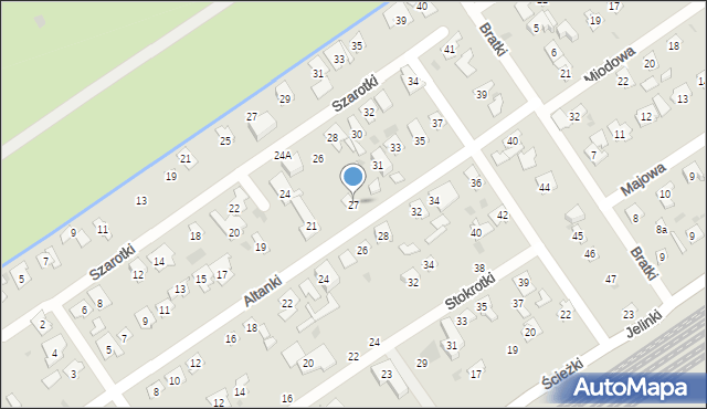 Gdańsk, Altanki, 27, mapa Gdańska