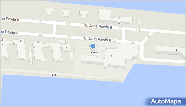 Gdynia, Aleja Jana Pawła II, 320, mapa Gdyni