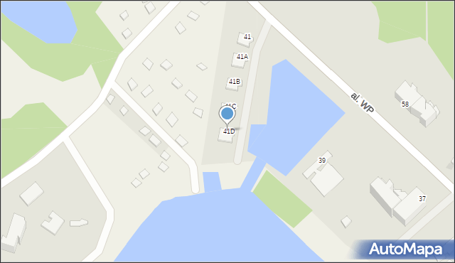 Giżycko, Aleja Wojska Polskiego, 41D, mapa Giżycko
