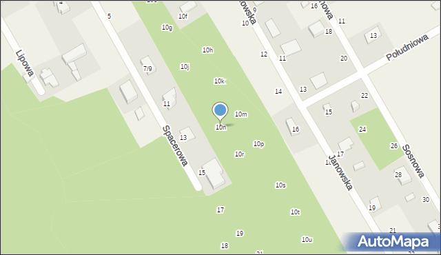 Glinnik, Aleja Bukowa, 10n, mapa Glinnik