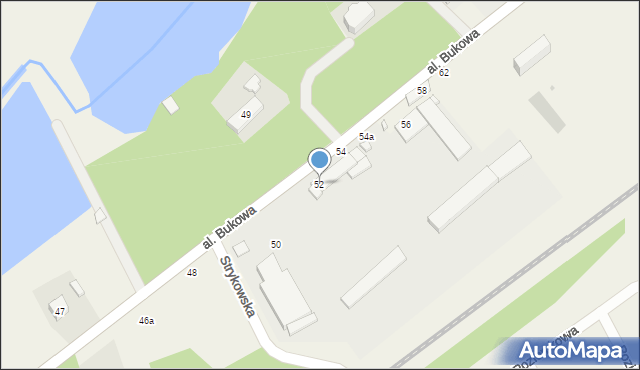 Glinnik, Aleja Bukowa, 52, mapa Glinnik
