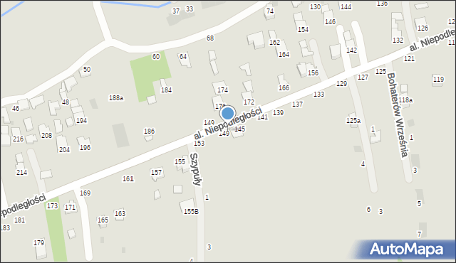 Głogów Małopolski, Aleja Niepodległości, 147, mapa Głogów Małopolski