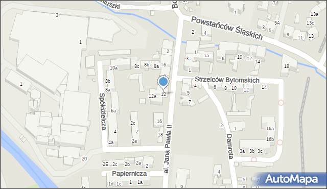 Głuchołazy, Aleja Jana Pawła II, 12, mapa Głuchołazy