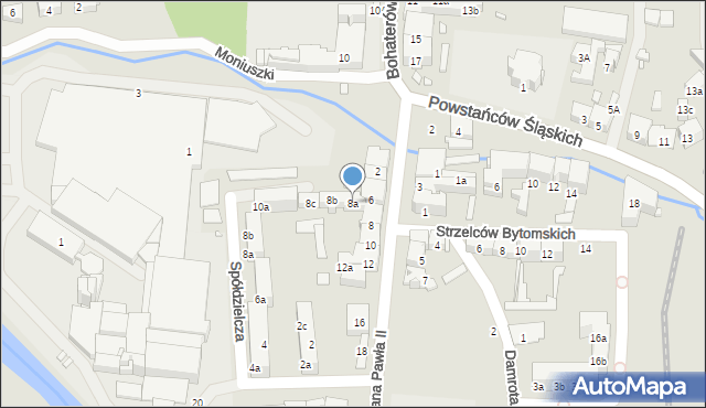 Głuchołazy, Aleja Jana Pawła II, 8a, mapa Głuchołazy
