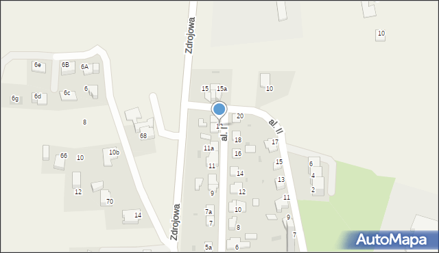 Goczałkowice-Zdrój, Aleja I, 13, mapa Goczałkowice-Zdrój