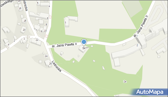 Góra Świętej Anny, Aleja Jana Pawła II, 5A, mapa Góra Świętej Anny