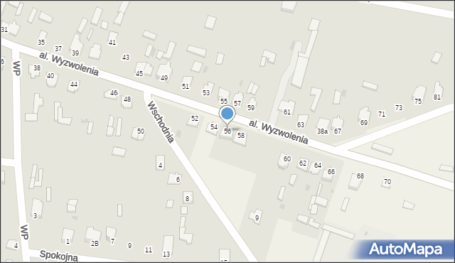 Gowarczów, Aleja Wyzwolenia, 56, mapa Gowarczów