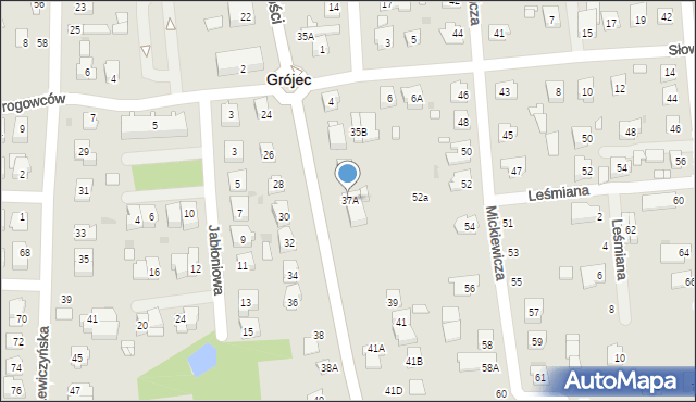 Grójec, Aleja Niepodległości, 37A, mapa Grójec
