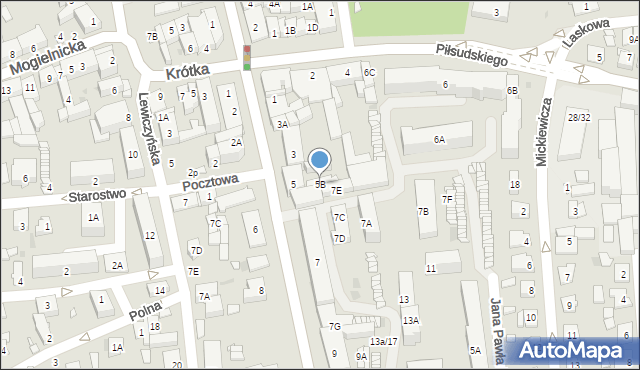 Grójec, Aleja Niepodległości, 5B, mapa Grójec