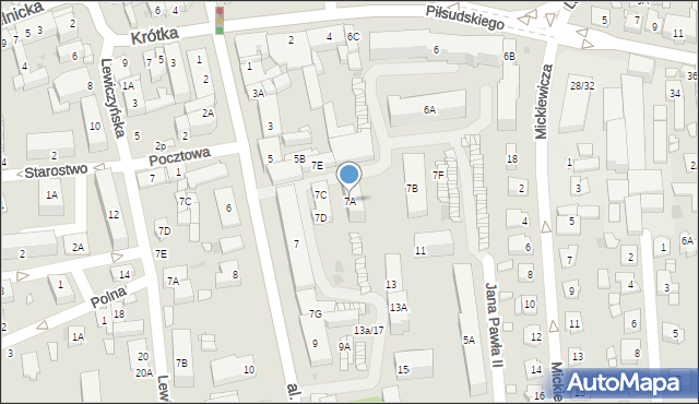 Grójec, Aleja Niepodległości, 7A, mapa Grójec