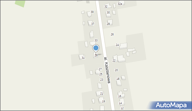 Grojec, Aleja Kasztanowa, 29, mapa Grojec